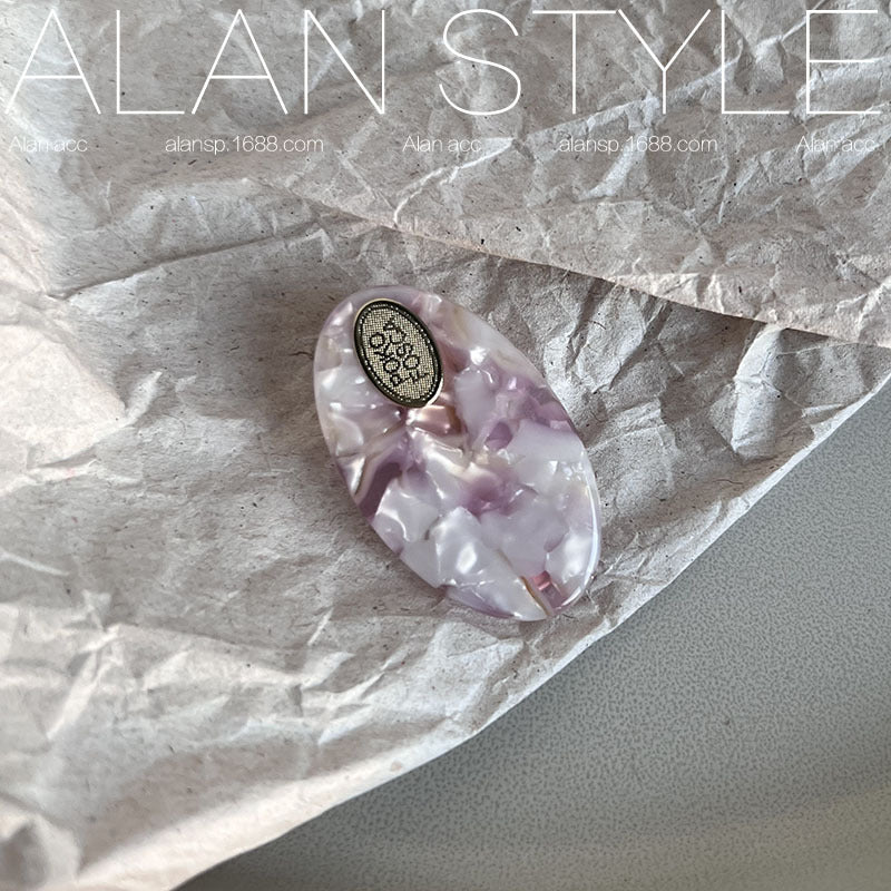 Wholesale Vintage Premium Versatile Oval Acetate Hair Clips